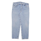 CARHARTT Mens Jeans Blue Relaxed Straight Denim Light W36 L30 Casual Workwear