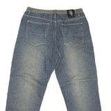 PHAT FARM Mens Jeans Blue & Khaki Regular Straight Denim Medium W38 L32 Casual