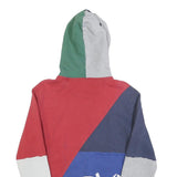 CHAMPION Mens Multicolour Colourblock Pullover Hoodie S Cotton Blend Casual