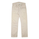 LEVI'S Mens Cotton Blend Beige Regular Fit Straight Leg Trousers W30 L30 Casual