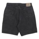 WRANGLER Mens Black Casual Cotton Blend Shorts M W33 Classic Fit Denim Style