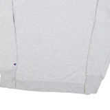 CHAMPION Mens Grey Cotton Blend Crew Neck M Sweatshirt Classic Logo Pullover