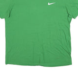 NIKE Mens Green T-Shirt XL Short Sleeve Crew Neck Cotton Blend Casual