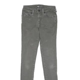 LEVI'S 535 Legging Womens Jeans Grey Slim Skinny Denim W24 L30 Cotton Blend