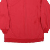 GLORIA VANDERBILT Womens Red Crew Neck M Casual Cotton Blend Sweatshirt