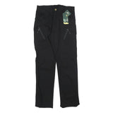 HUNTING WILD GOOSE Womens Cotton Blend Black Slim Tapered Trousers W28 L29