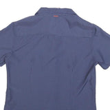 MAMMUT Womens Blue Check Shirt XS Lightweight Breathable Summer Button-Up