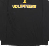 FANATICS Mens Black Volunteers Graphic T-Shirt XL Long Sleeve Crew Neck Sports