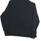 PUMA Mens Black Hoodie M Cotton Pullover Sweatshirt Large Logo Print