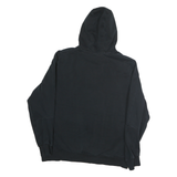 PUMA Mens Black Hoodie M Cotton Pullover Sweatshirt Large Logo Print