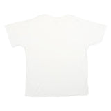 STANFIELDS Mens White Classic T-Shirt L Short Sleeve Crew Neck Plain Cotton