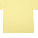TOMMY HILFIGER Mens Yellow Short Sleeve Plain Polo Shirt XL Cotton Blend Classic