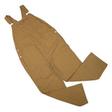 DICKIES Mens Brown Cotton Blend Dungarees Regular Fit Workwear 2XL W44 L32