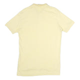 POLO RALPH LAUREN Mens Yellow Short Sleeve Plain S Cotton Polo Shirt