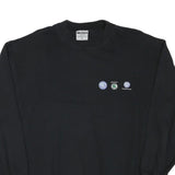 OTSCHER Mens Black Cotton Blend Crew Neck M Sweatshirt Volkswagen Skoda Logos