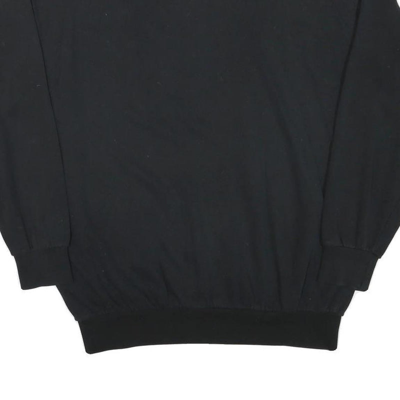 OTSCHER Mens Black Cotton Blend Crew Neck M Sweatshirt Volkswagen Skoda Logos