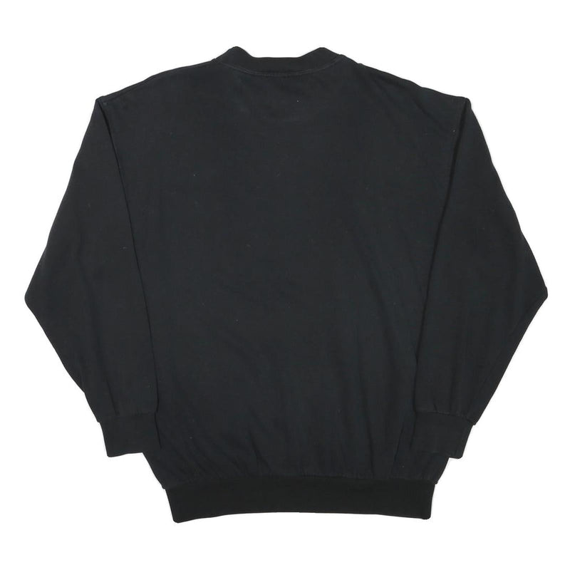 OTSCHER Mens Black Cotton Blend Crew Neck M Sweatshirt Volkswagen Skoda Logos