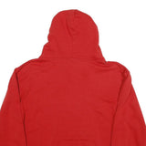 DICKIES Mens Red Hoodie L Cotton Pullover Workwear Casual Sweatshirt