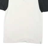 NIKE Mens White & Black Juventus Graphic T-Shirt L Short Sleeve V-Neck Sports