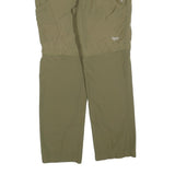 LIPPI Womens Regular Fit Beige Polyester Blend Zip Trousers W34 L30 Outdoor Wear