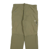 LIPPI Womens Regular Fit Beige Polyester Blend Zip Trousers W34 L30 Outdoor Wear