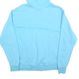 NIKE Womens Blue Pullover Hoodie L Cotton Blend Casual Sportswear