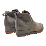 SOREL Ankle Boots Grey Leather Womens UK 7.5