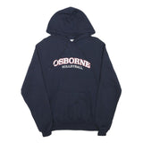CHAMPION Mens Navy Osborne Volleyball Pullover Hoodie S Cotton Blend Casual