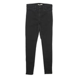 LEVI'S 720 High Rise Super Skinny Womens Jeans Black Slim Skinny Denim Dark W28
