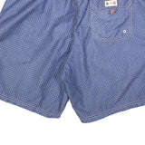 TOMMY HILFIGER Mens Blue Casual Shorts S W30 Polka Dot Print Swimwear