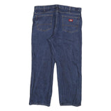 DICKIES Mens Jeans Blue Relaxed Straight Denim Medium W36 L29 Workwear