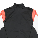PUMA Mens Black Red & White Sports Track Jacket S Polyester Zip Plain