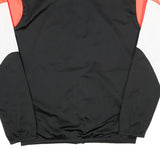PUMA Mens Black Red & White Sports Track Jacket S Polyester Zip Plain
