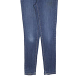 LEVI'S 721 Womens Slim Blue Denim Jeans W26 L28 Cotton Blend Zip