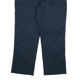 DICKIES Mens Cotton Blend Navy Blue Regular Fit Straight Leg Trousers W34 L29