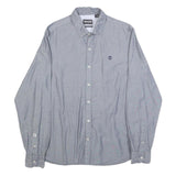 TIMBERLAND Mens Blue Shirt S Cotton Long Sleeve Casual Button-Up