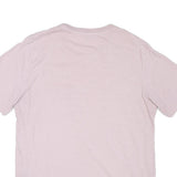 LEVI'S Mens Pink & Light Pink Plain T-Shirt M Short Sleeve Crew Neck Casual
