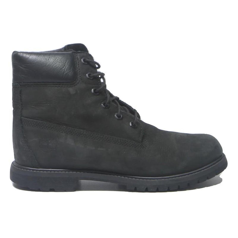 TIMBERLAND Womens Black Leather Lace-Up Boots UK 6 Classic Durable Outdoor