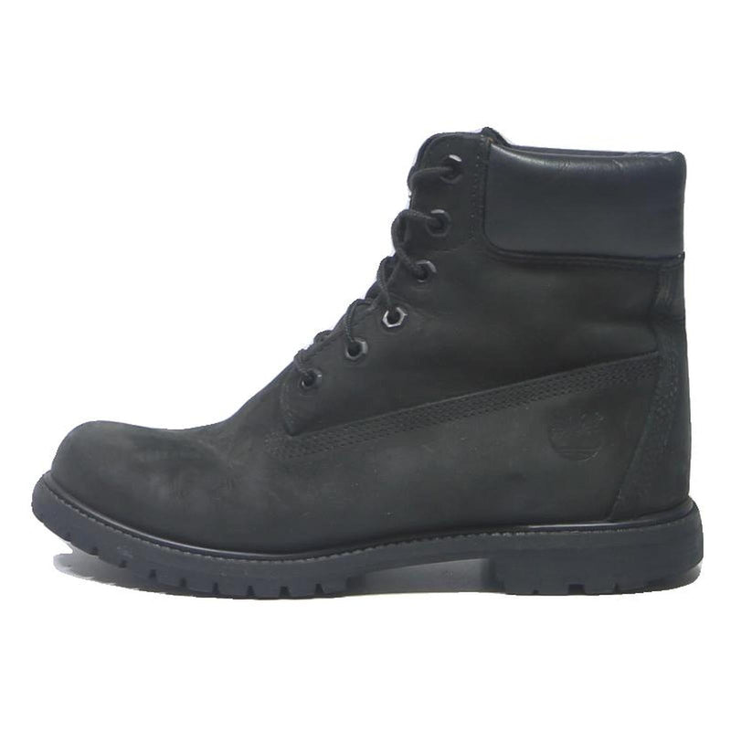 TIMBERLAND Womens Black Leather Lace-Up Boots UK 6 Classic Durable Outdoor