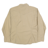 CARHARTT Womens Beige Cotton Western Shirt XL Workwear Casual Buttoned