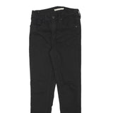 LEVI'S 721 Womens Black Slim Skinny Denim Medium W24 L26 Jeans Stretch Cotton
