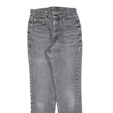 LEVI'S 737 Womens Slim Skinny Denim Medium Wash W25 L28 Slim Fit Zip Closure