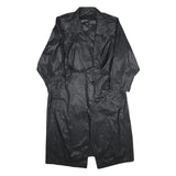 MODE Womens Black Jacket UK 16 Polyamide Button Closure Classic Fit Textured