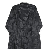 MODE Womens Black Jacket UK 16 Polyamide Button Closure Classic Fit Textured