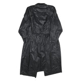 MODE Womens Black Jacket UK 16 Polyamide Button Closure Classic Fit Textured