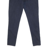 LEVI'S Womens Jeans Blue Regular Skinny Denim Raw W32 L28 Zip Cotton Blend