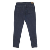 LEVI'S Womens Jeans Blue Regular Skinny Denim Raw W32 L28 Zip Cotton Blend