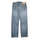 LEVI'S 501 Mens Jeans Blue Regular Straight Denim Light W31 L30 Classic Style