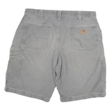CARHARTT Mens Shorts Grey Cotton Blend Casual 2XL W36 Workwear Utility Pockets