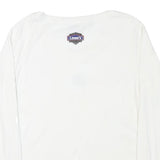 CHASE AUTHENTICS Womens White Jimmie Johnson Long Sleeve V-Neck T-Shirt XL
